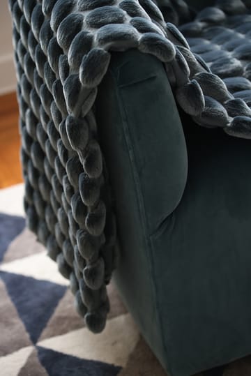 Egg Collection throw 170x130 cm - Petrol - Ceannis