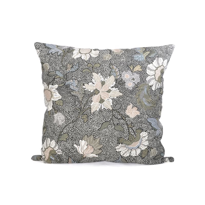 Ceannis Flower pillowcase 50x50 cm Black
