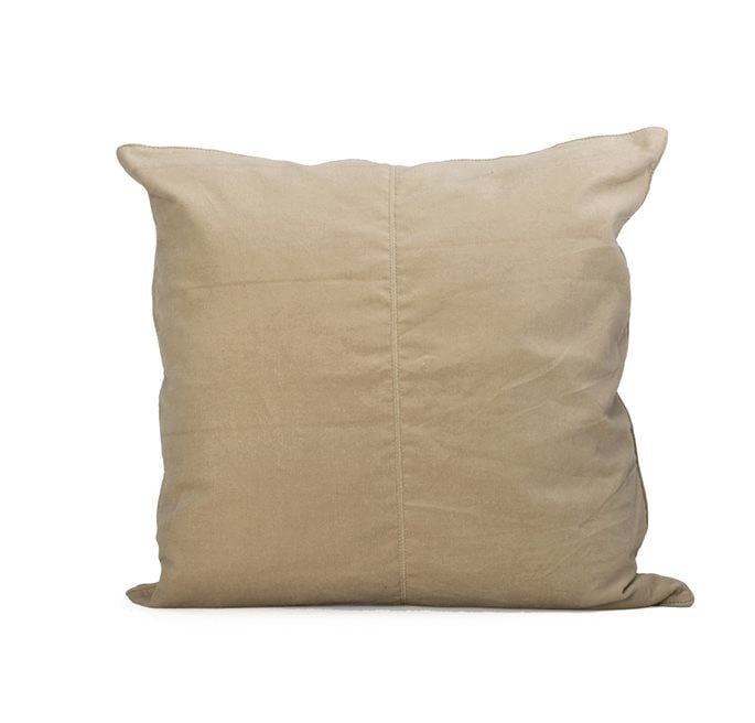 Ceannis Velvet Collection pillow cover 50x50 cm Beige