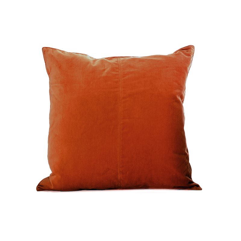 Ceannis Velvet Collection pillow cover 50x50 cm Cognac