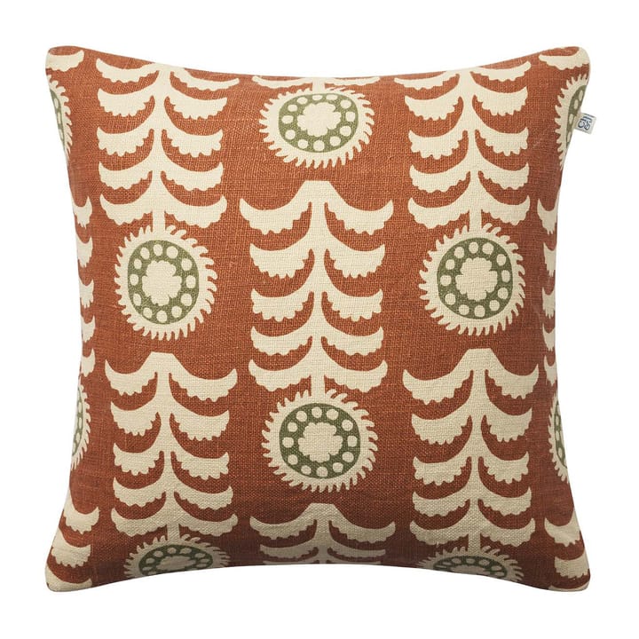 Alok cushion cover 50x50 cm - Terracotta-cactus green - Chhatwal & Jonsson
