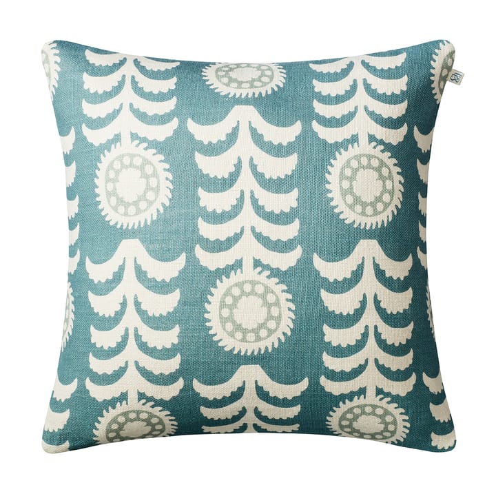 Alok cushion cover 50x50 cm - white-blue-aqua - Chhatwal & Jonsson
