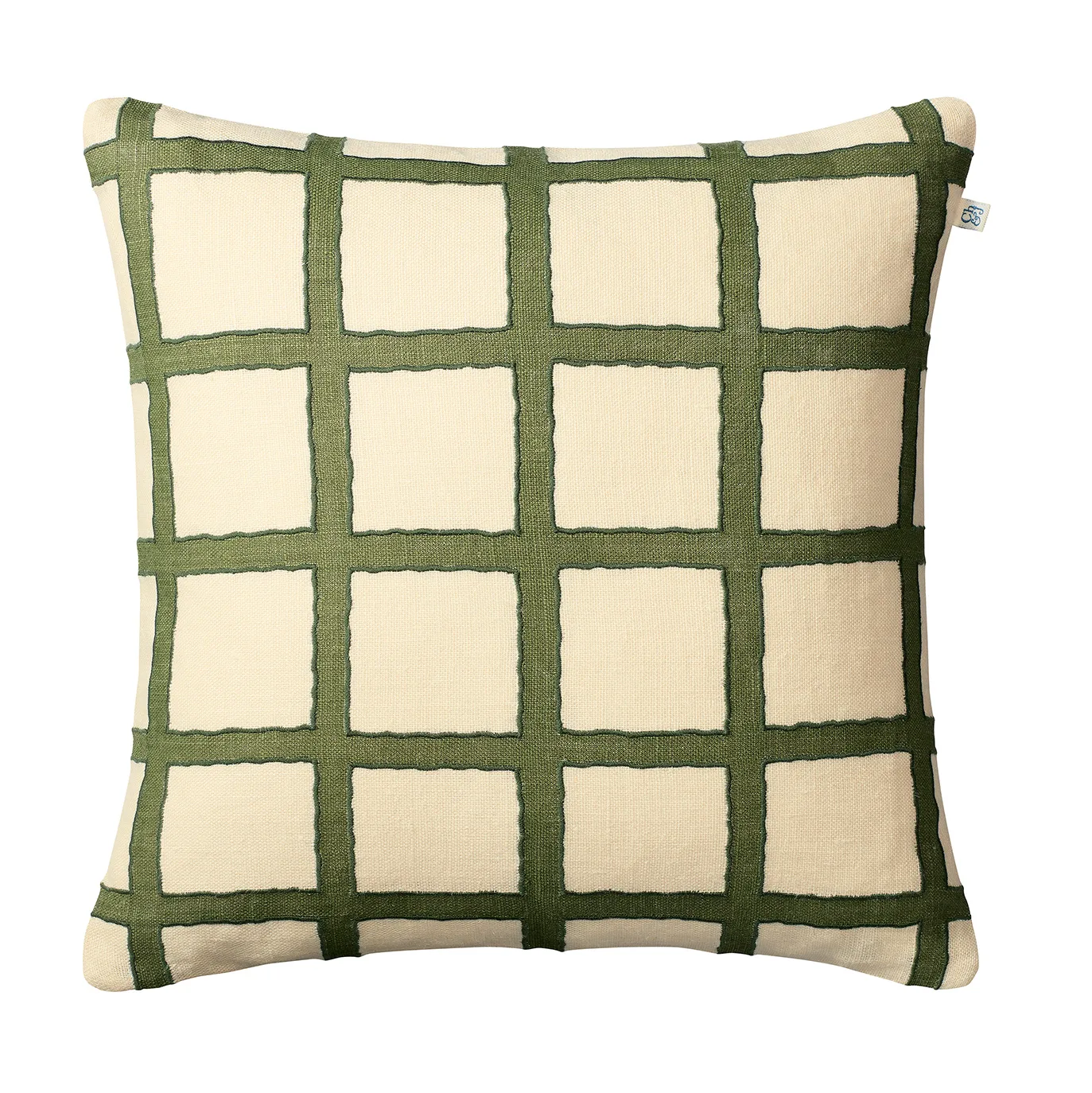 Amar cushion cover 50x50 cm, beige-green-green Chhatwal & Jonsson