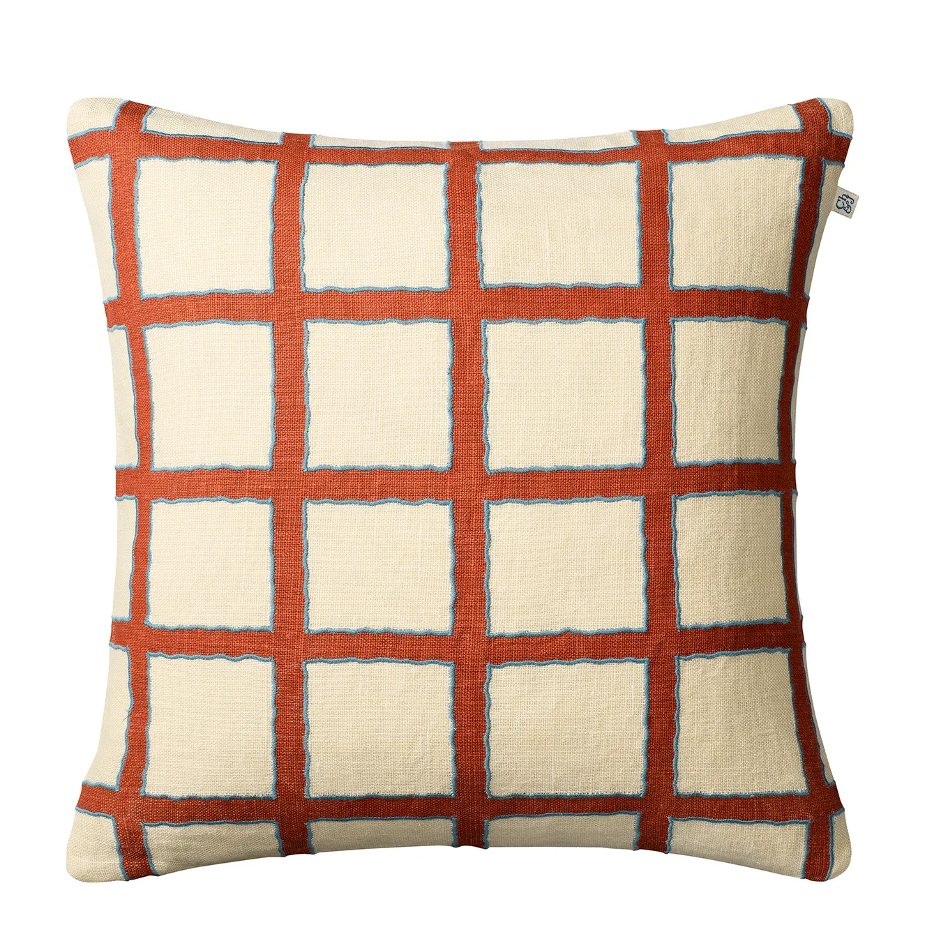 Amar cushion cover 50x50 cm, beige-orange-blue Chhatwal & Jonsson