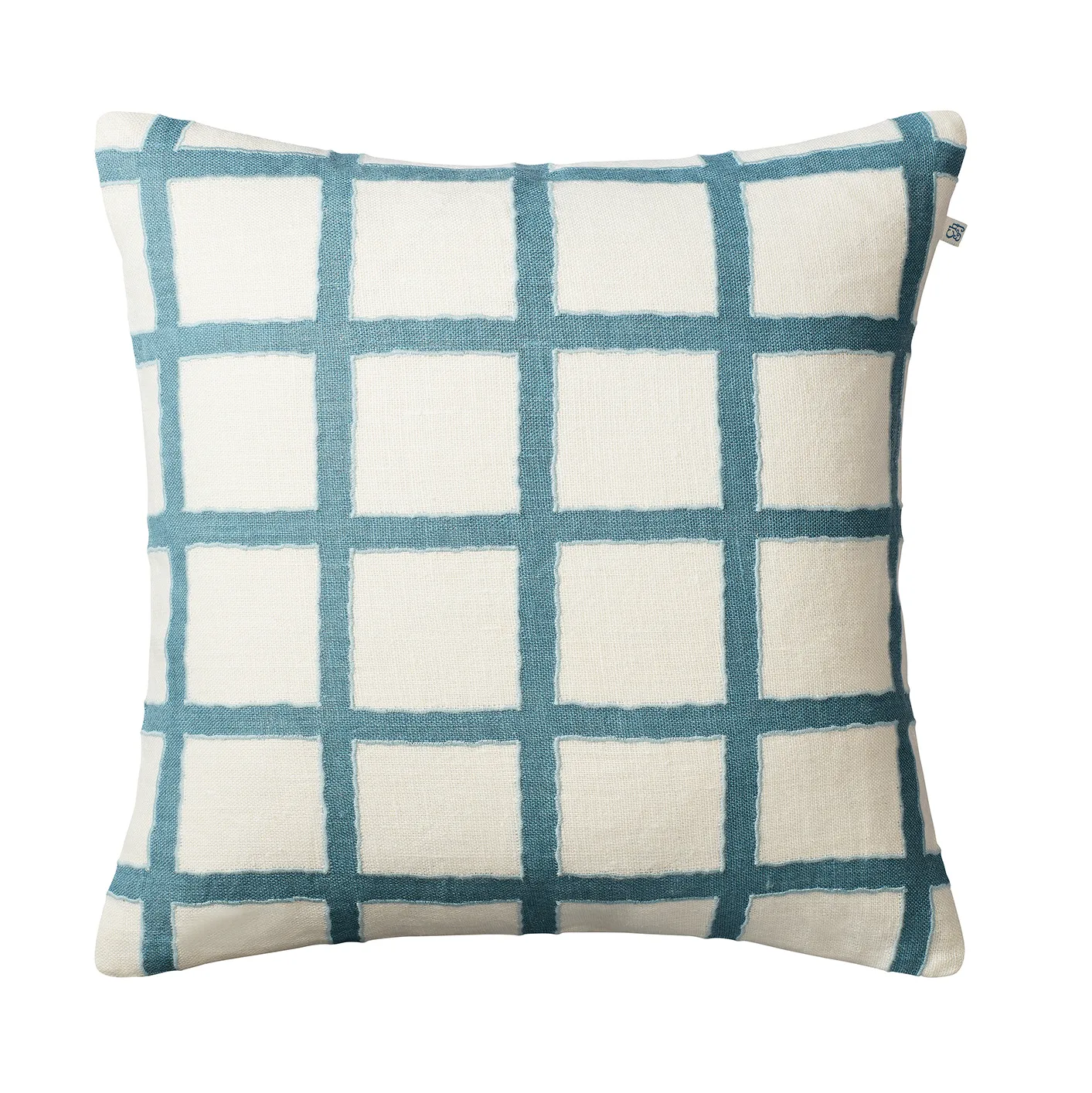 Amar cushion cover 50x50 cm, white-blue-aqua Chhatwal & Jonsson
