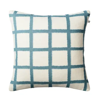 Amar cushion cover 50x50 cm - white-blue-aqua - Chhatwal & Jonsson