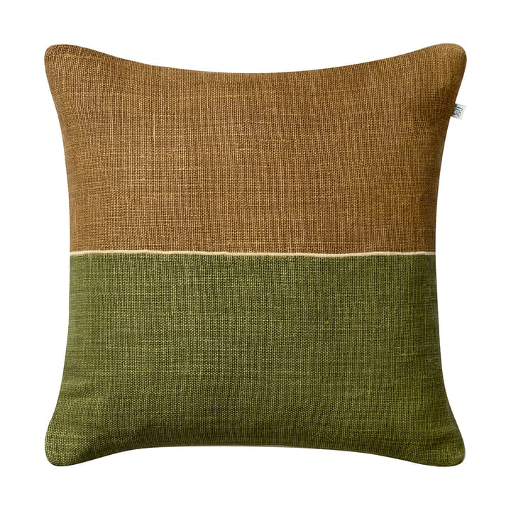 Amol cushion cover 50x50 cm - Taupe-cactus green - Chhatwal & Jonsson