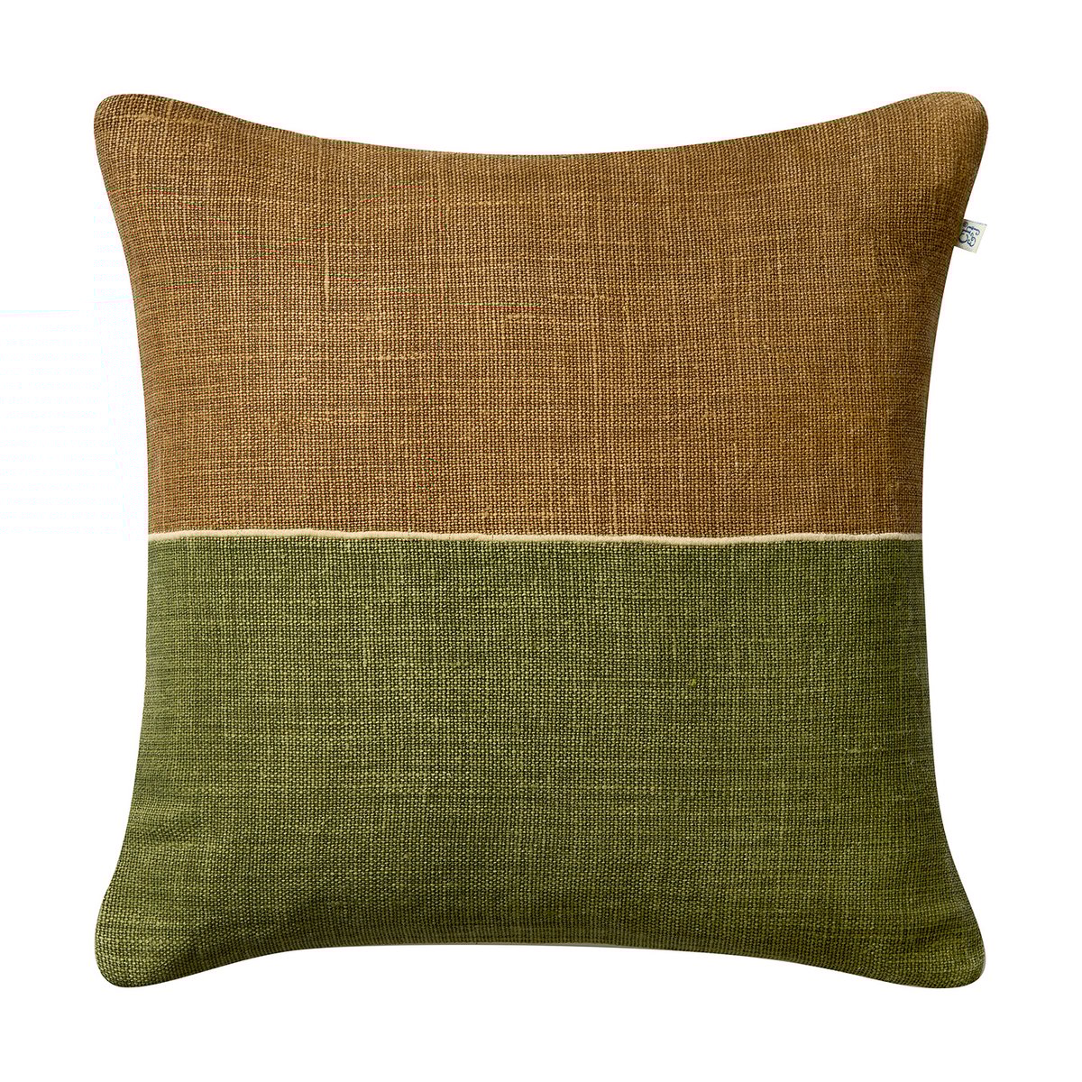 Chhatwal & Jonsson Amol cushion cover 50x50 cm Taupe-cactus green