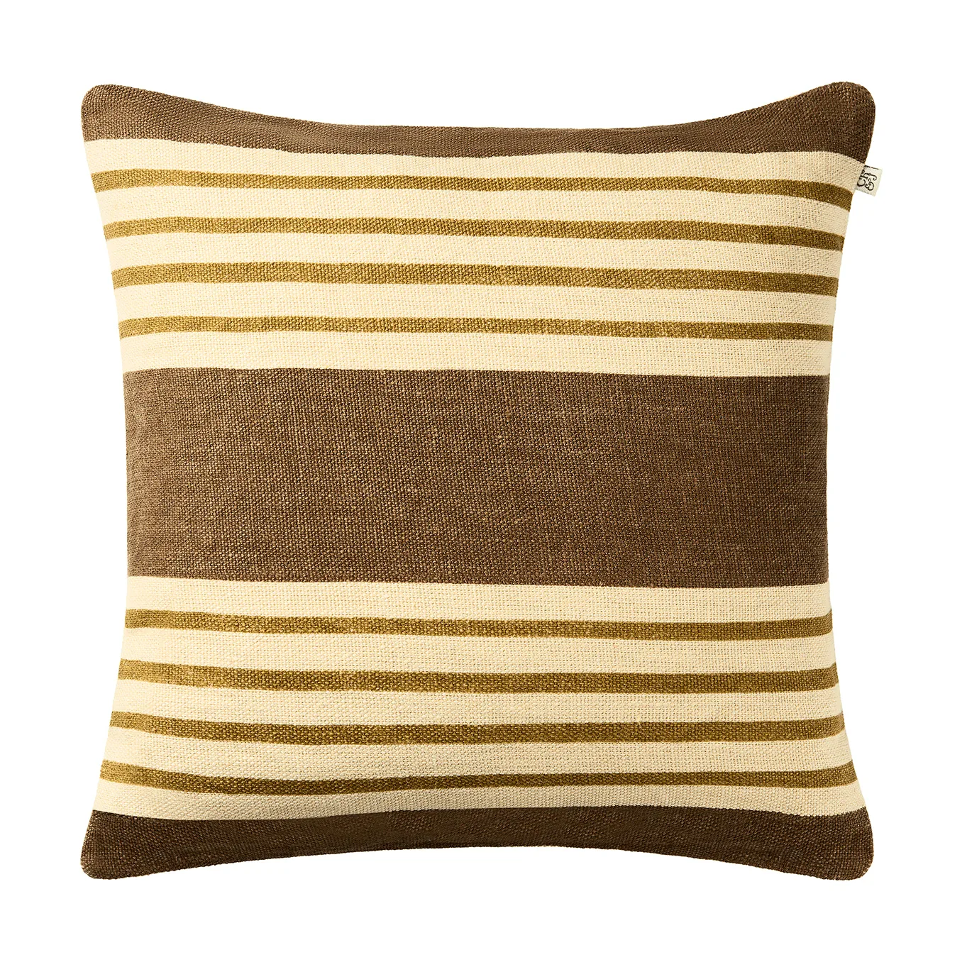 Aria cushion cover, Taupe-masala yellow, 50x50 cm Chhatwal & Jonsson