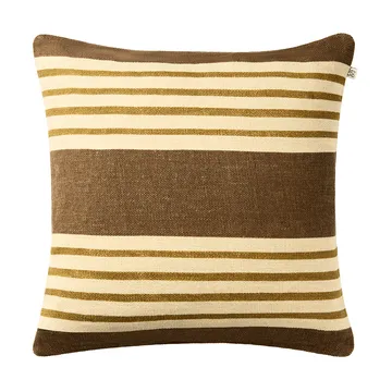 Aria cushion cover - Taupe-masala yellow, 50x50 cm - Chhatwal & Jonsson