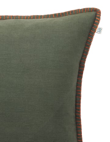 Arun cushion cover 50x50 cm - Forest green-terracotta - Chhatwal & Jonsson