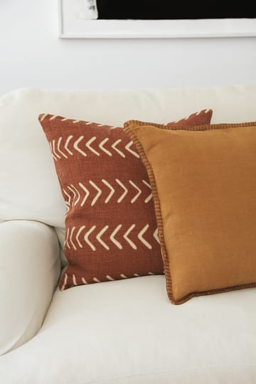 Arun cushion cover 50x50 cm - Masala yellow-taupe - Chhatwal & Jonsson