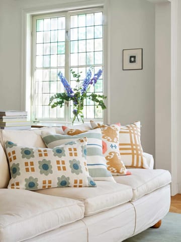 Assam cushion cover 50x50 cm - Aqua-heaven blue - Chhatwal & Jonsson