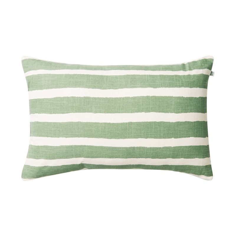 Chhatwal & Jonsson Block Stripe outdoor cushion 40x60 cm Sage-off white