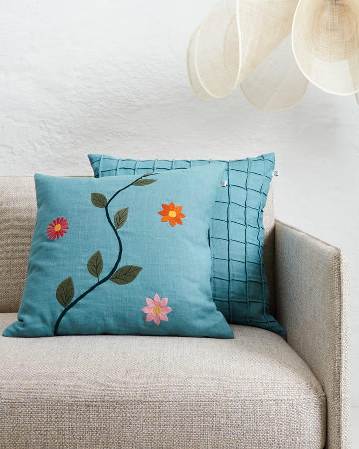 Bloom cushion cover 50x50 cm - Heaven Blue - Chhatwal & Jonsson