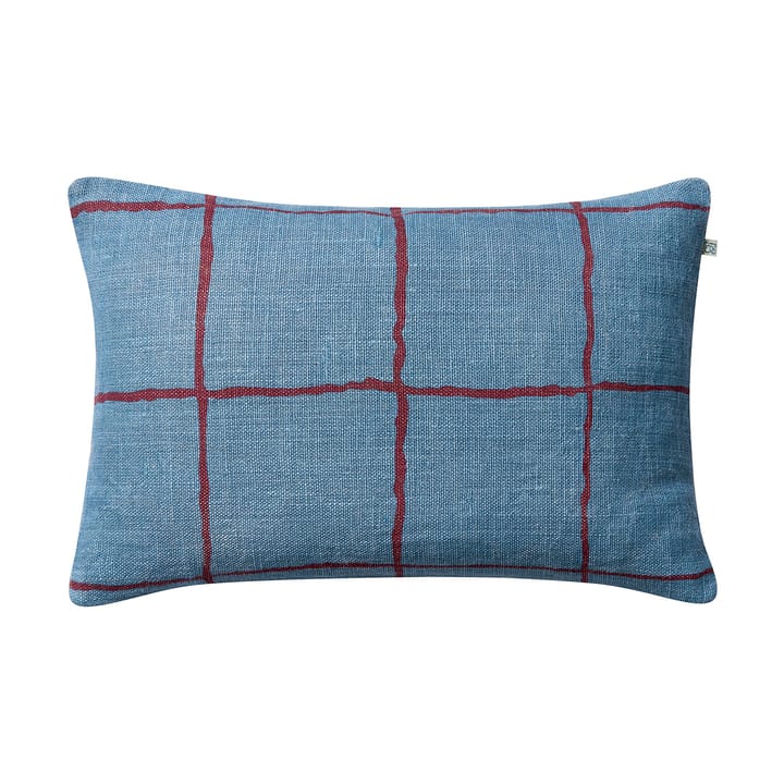 Chakra cushion cover 40x60 cm - Dusty blue-ruby - Chhatwal & Jonsson