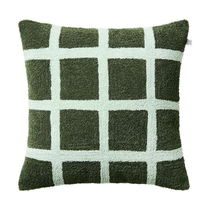 Check cushion cover 50x50 cm - Cactus Green-Aqua - Chhatwal & Jonsson