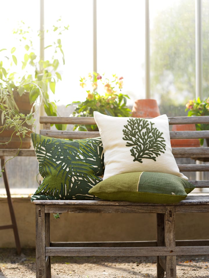 Coral pillowcase 50x50 cm - Cactus green - Chhatwal & Jonsson