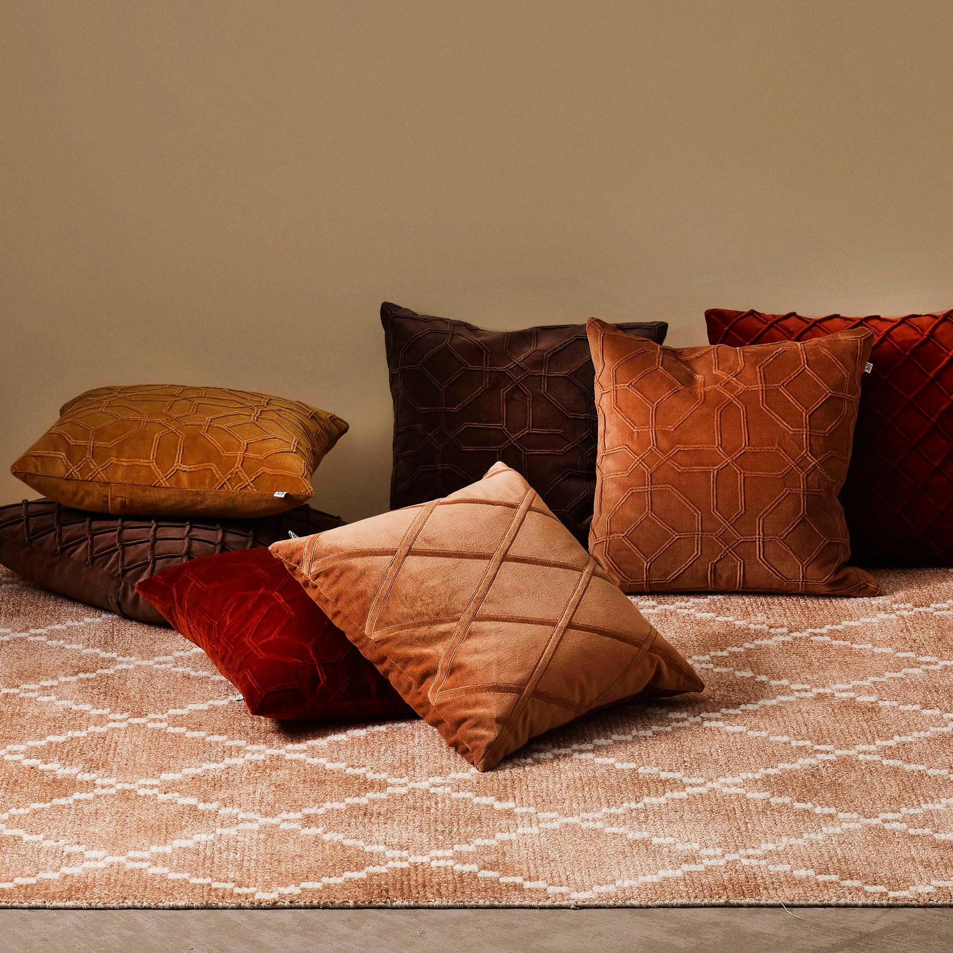 Deva cushion cover 50x50 cm, Brown Chhatwal & Jonsson