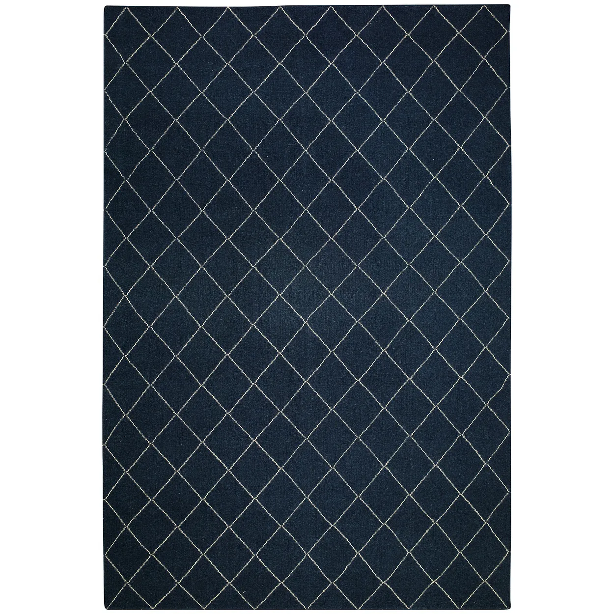 Chhatwal & Jonsson Diamond rug 230x336 cm Blue melange-off white