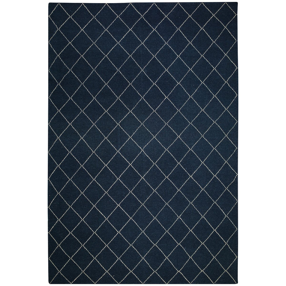 Chhatwal & Jonsson Diamond rug 230x336 cm Blue melange-off white