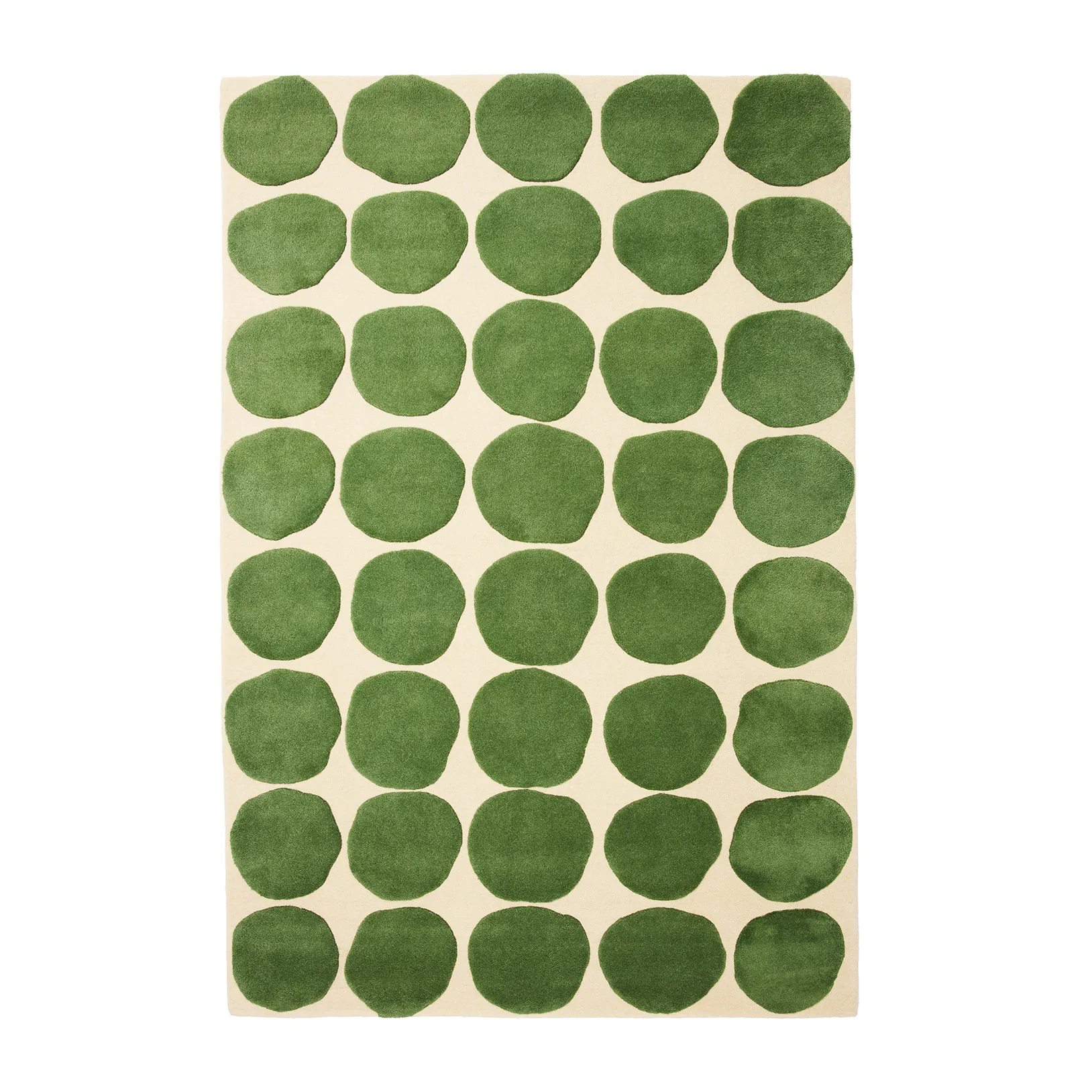 Dots rug, Khaki-cactus green 180x270 cm Chhatwal & Jonsson