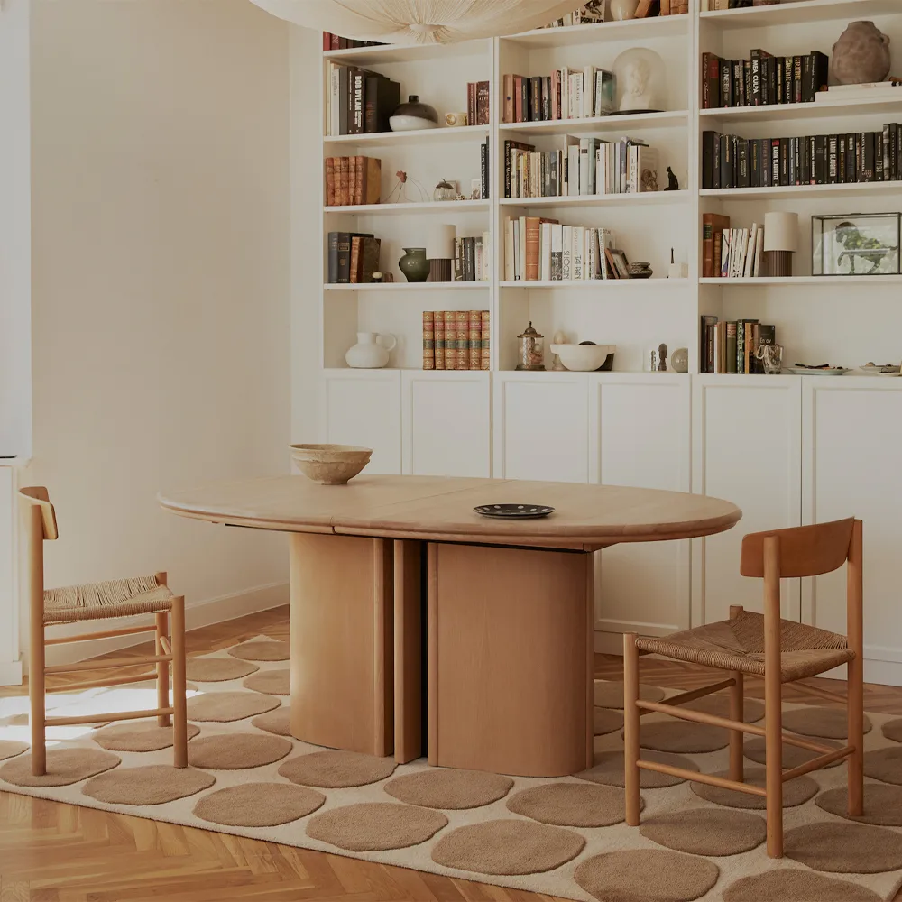 Dots rug, Light khaki/light beige, 180x270 cm Chhatwal & Jonsson