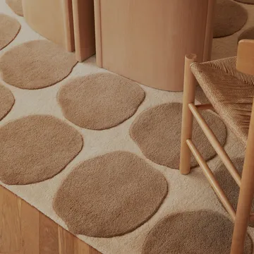 Dots rug - Light khaki/light beige, 180x270 cm - Chhatwal & Jonsson