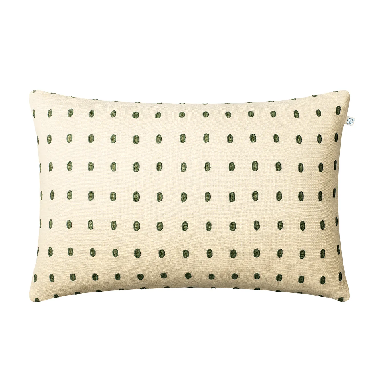 Drop cushion cover 40x60 cm, beige-green-green Chhatwal & Jonsson