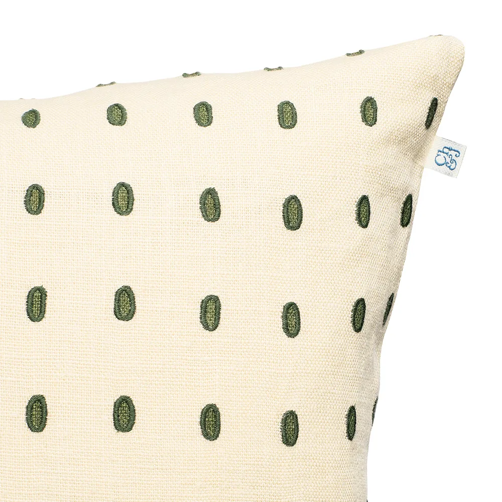 Drop cushion cover 40x60 cm, beige-green-green Chhatwal & Jonsson