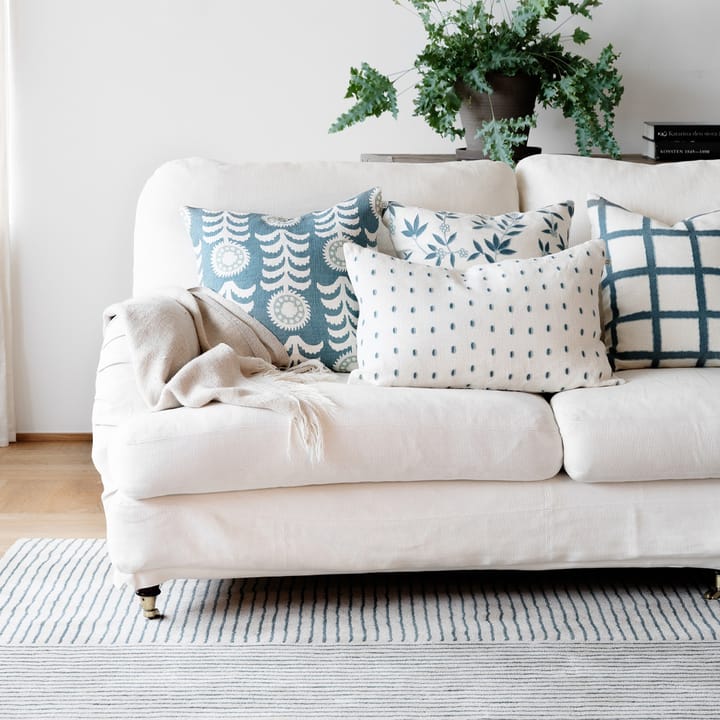 Drop cushion cover 40x60 cm, white-blue-aqua Chhatwal & Jonsson