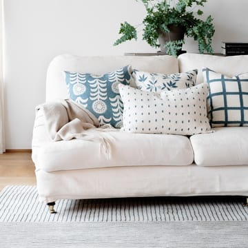 Drop cushion cover 40x60 cm - white-blue-aqua - Chhatwal & Jonsson