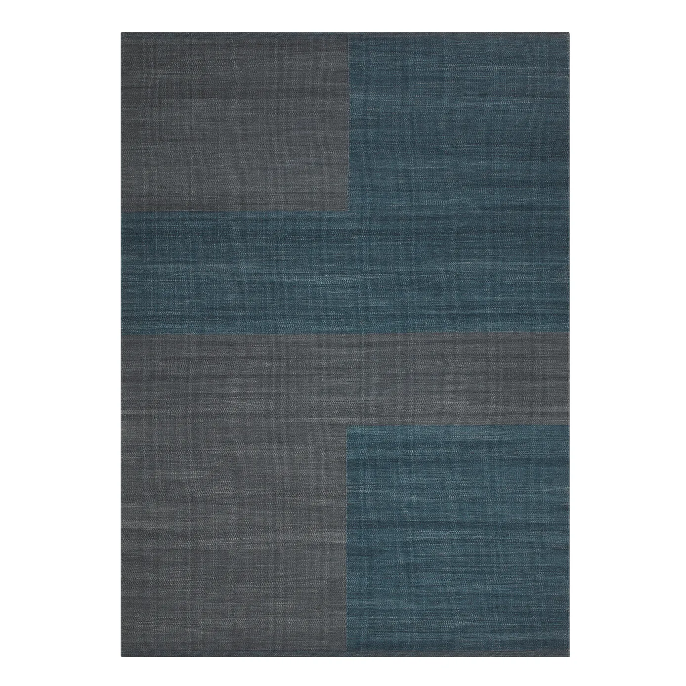 Ganga wool carpet 170x240 cm, greyish blue-dark blue Chhatwal & Jonsson