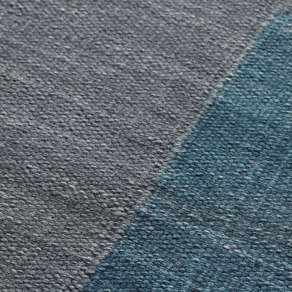 Ganga wool carpet 170x240 cm, greyish blue-dark blue Chhatwal & Jonsson