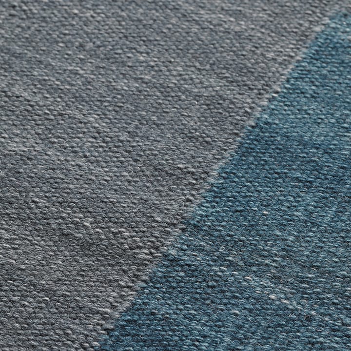 Ganga wool carpet 200x300 cm - greyish blue-dark blue - Chhatwal & Jonsson