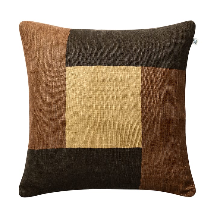 Halo pillowcase 50x50 cm - Dark Brown-Taupe-Khaki - Chhatwal & Jonsson