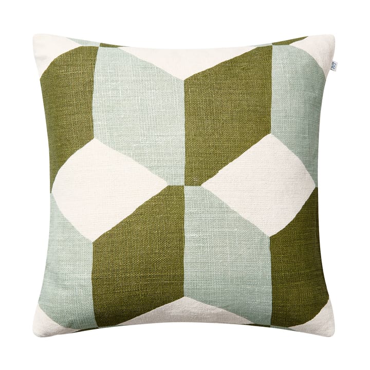 Hawa pillowcase 50x50 cm - Aqua/Cactus Green - Chhatwal & Jonsson