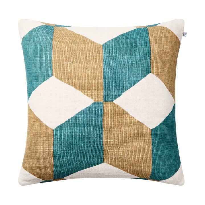 Hawa pillowcase 50x50 cm - Heaven Blue/Khaki - Chhatwal & Jonsson