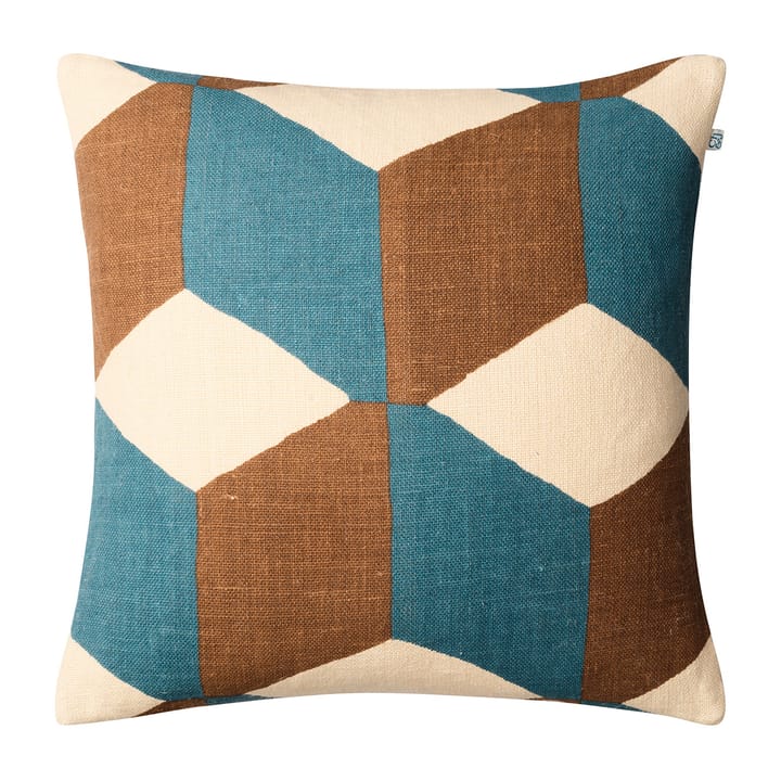 Hawa pillowcase 50x50 cm - Light beige-heaven blue-taupe - Chhatwal & Jonsson