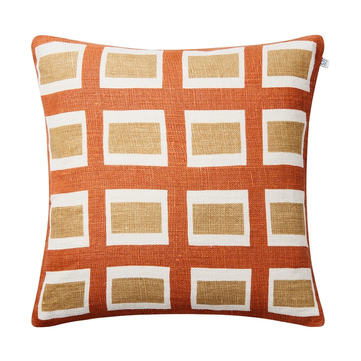 Hira cushion cover 50x50 cm - Apricot Orange/Khaki - Chhatwal & Jonsson