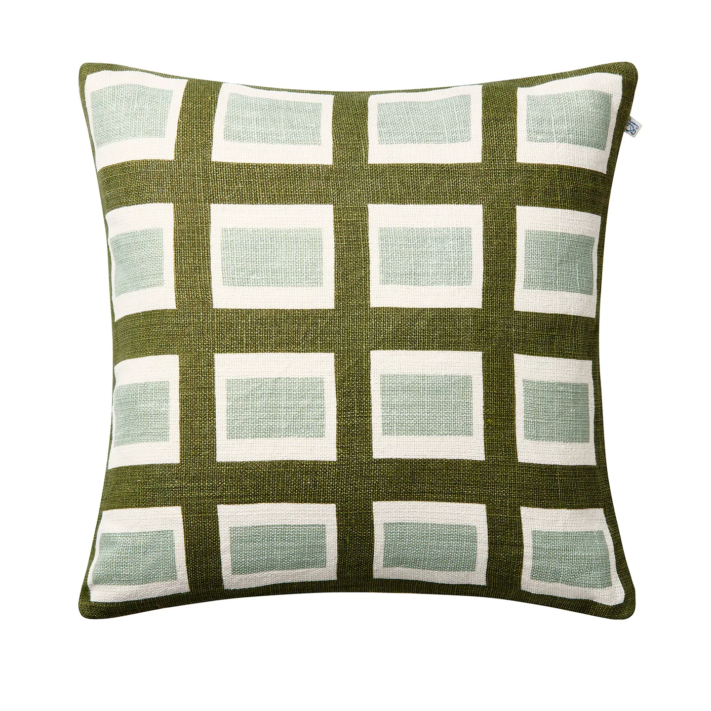 Hira cushion cover 50x50 cm, Cactus Green/Aqua Chhatwal & Jonsson