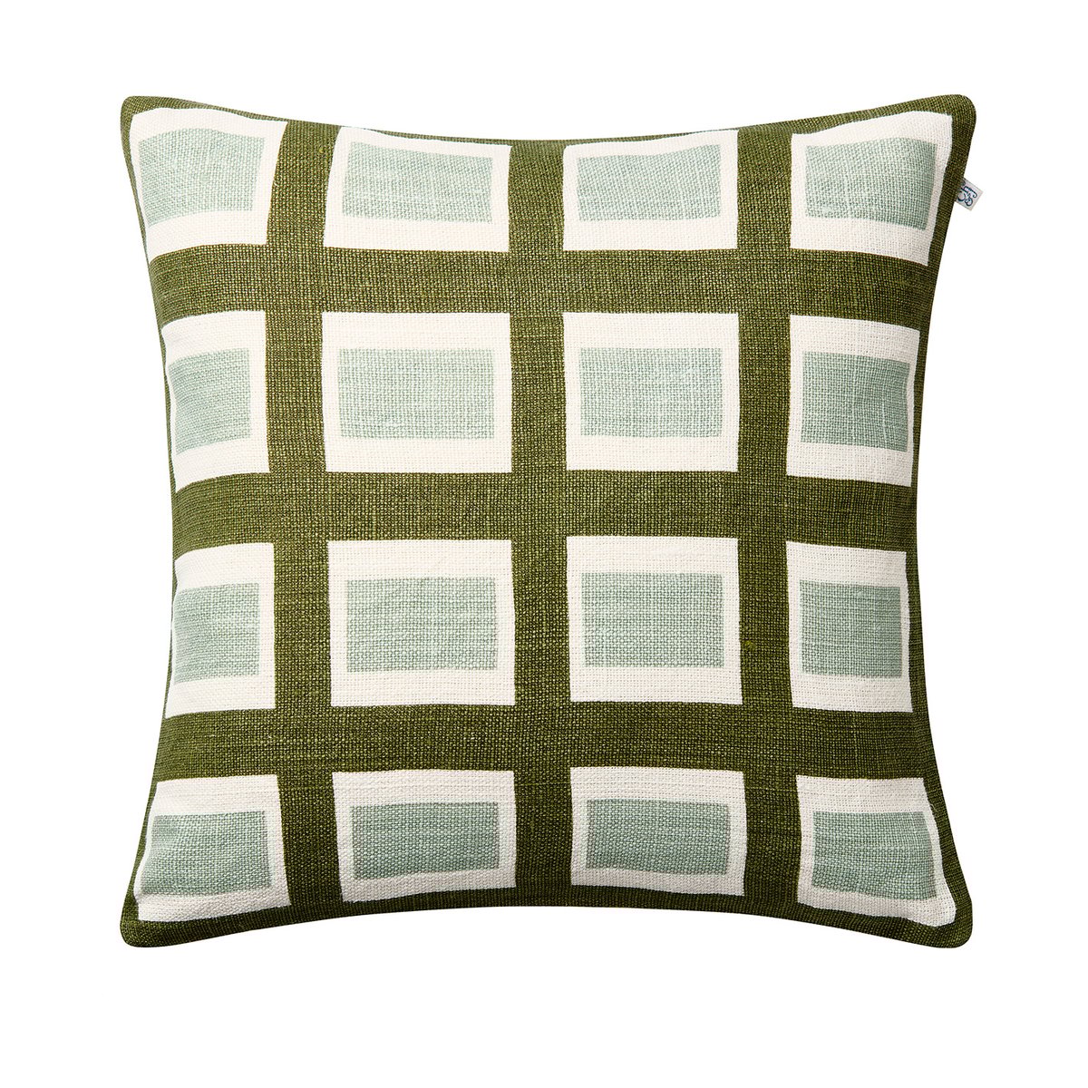 Chhatwal & Jonsson Hira cushion cover 50x50 cm Cactus Green/Aqua