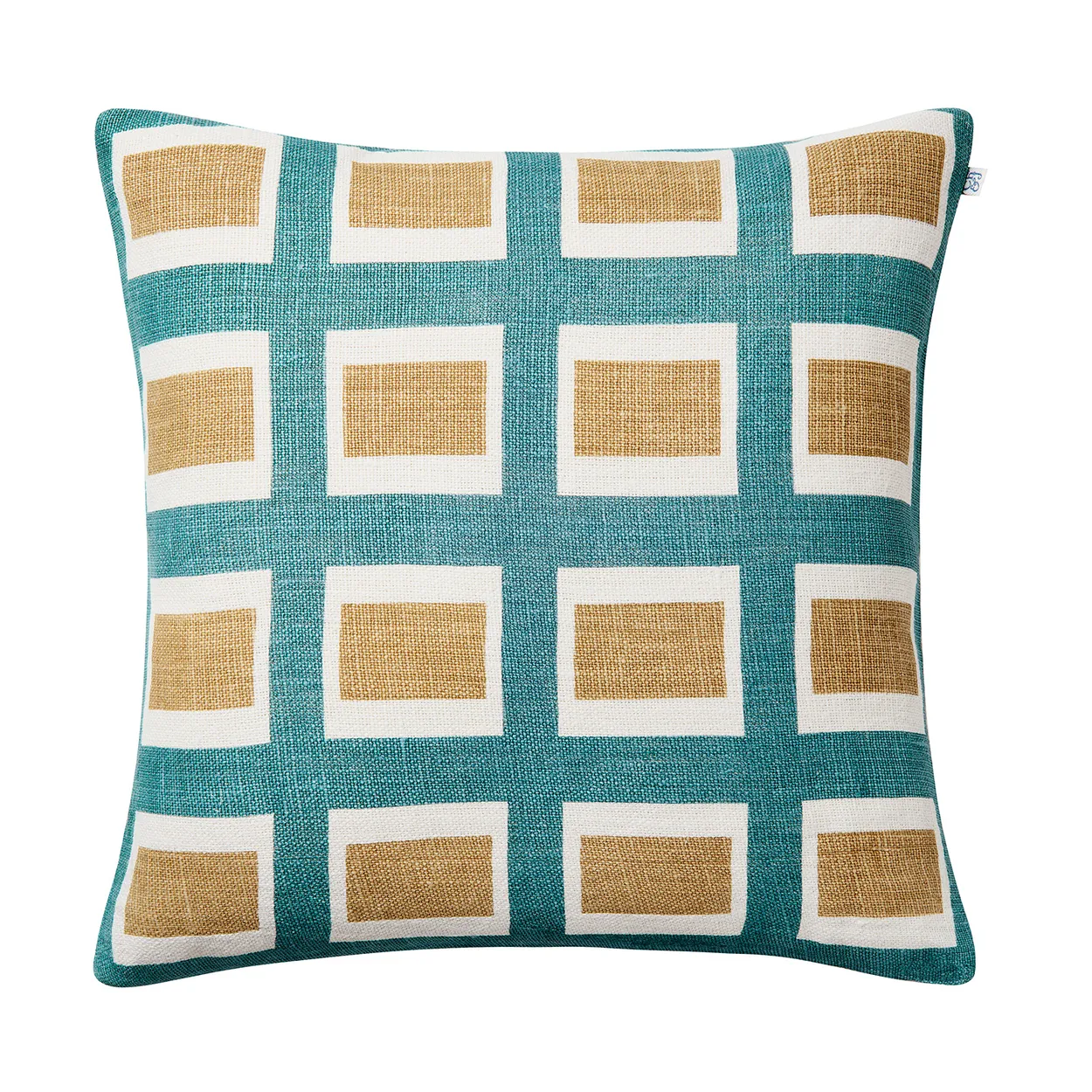 Chhatwal & Jonsson Hira cushion cover 50x50 cm Heaven Blue/Khaki