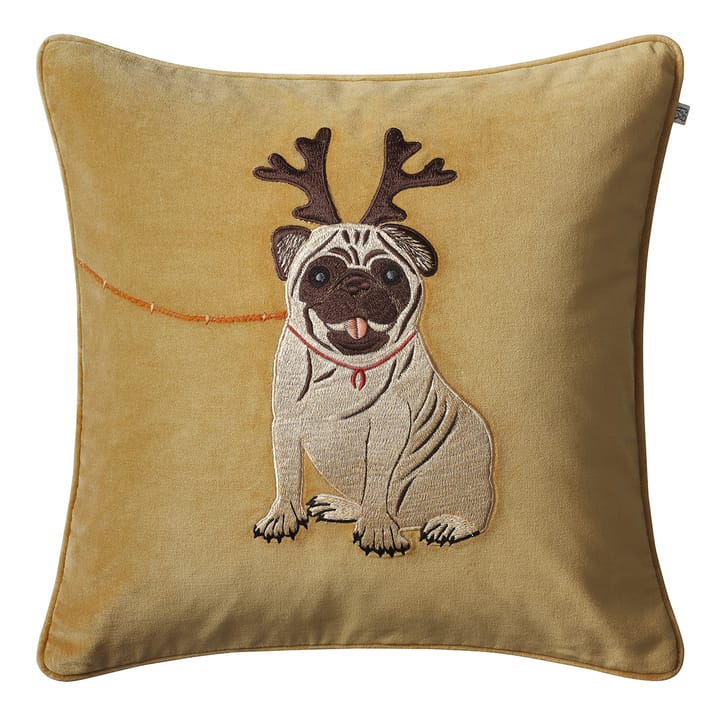 Holiday Dog cushion cover 50x50 cm - masala yellow - Chhatwal & Jonsson