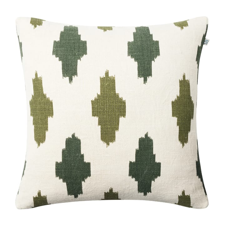 Ikat Agra pillowcase 50x50 cm - Green-cactus green - Chhatwal & Jonsson