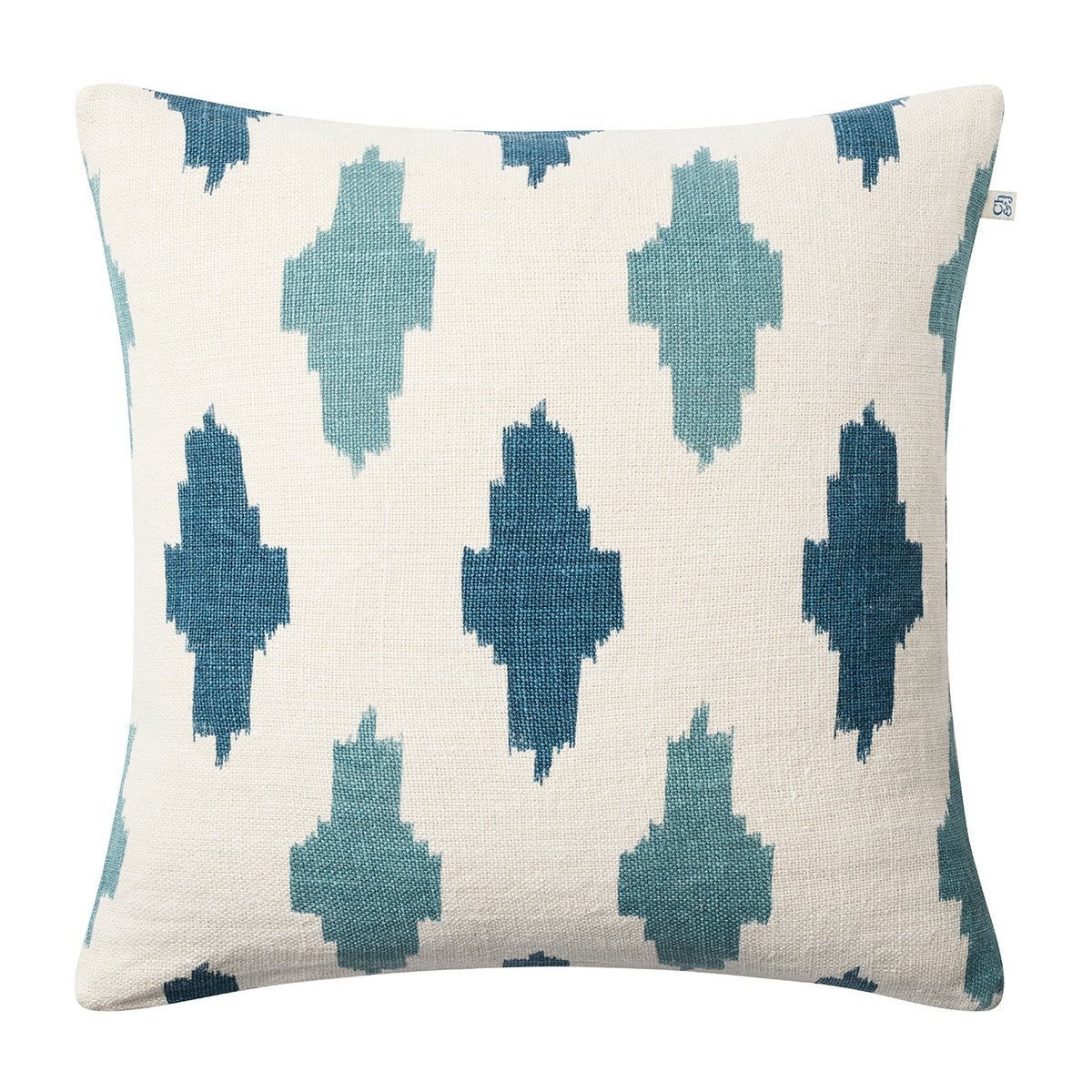 Chhatwal & Jonsson Ikat Agra pillowcase 50x50 cm Heaven blue-palace blue