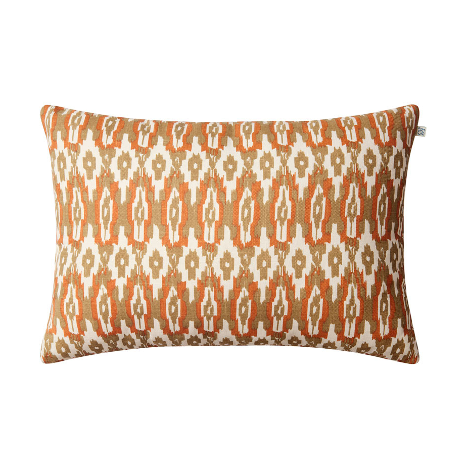 Chhatwal & Jonsson Ikat Delhi Outdoor cushion 40x60 cm Beige-aprikosorange
