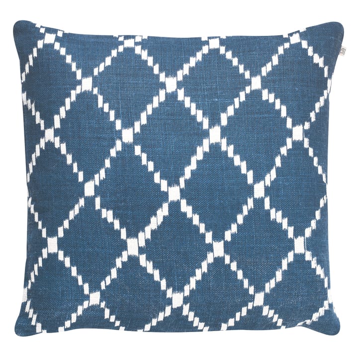 Ikat Kerela cushion cover 50x50 cm - Blue-white - Chhatwal & Jonsson