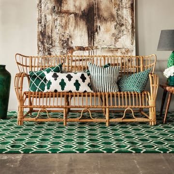 Ikat Kerela cushion cover 50x50 cm - Green-white - Chhatwal & Jonsson