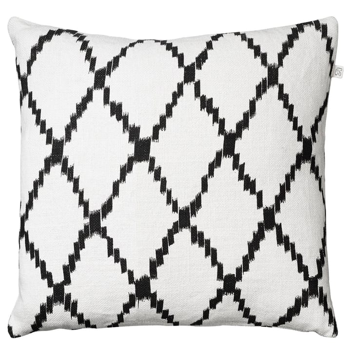 Ikat Kerela cushion cover 50x50 cm - Off white-black - Chhatwal & Jonsson